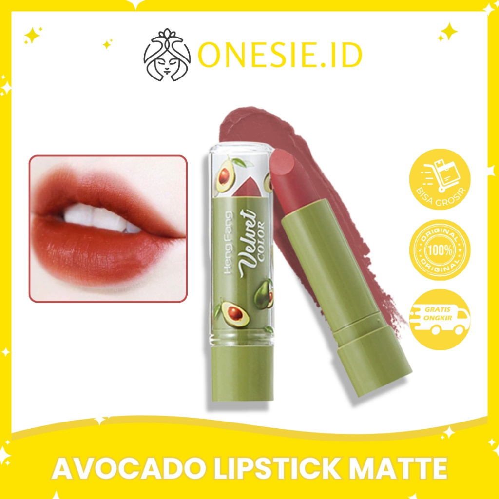 Hasaya Lipstik Avocado Lip Super Matte Tahan Lama 6 Colors - XX126