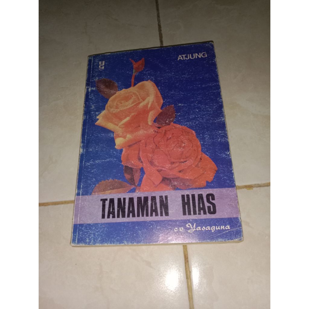 Buku Lawas Antik Langka, Tanaman Hias 1988, Penulis Atjung