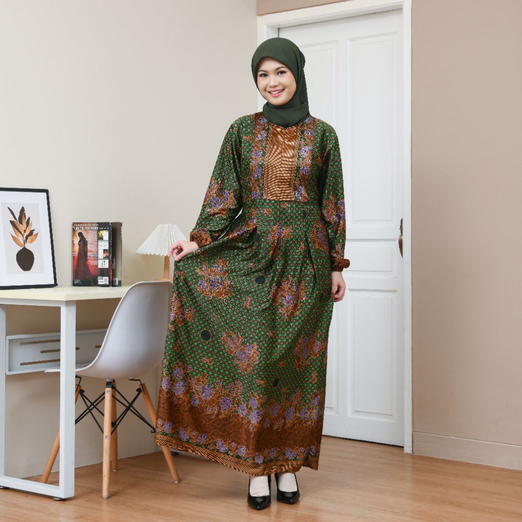 gamis muslimat Baju batik muslimat Nu