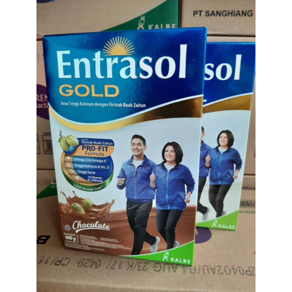 

Entrasol Gold lansia 560gram rasa coklat exp Oktober-desember 2026