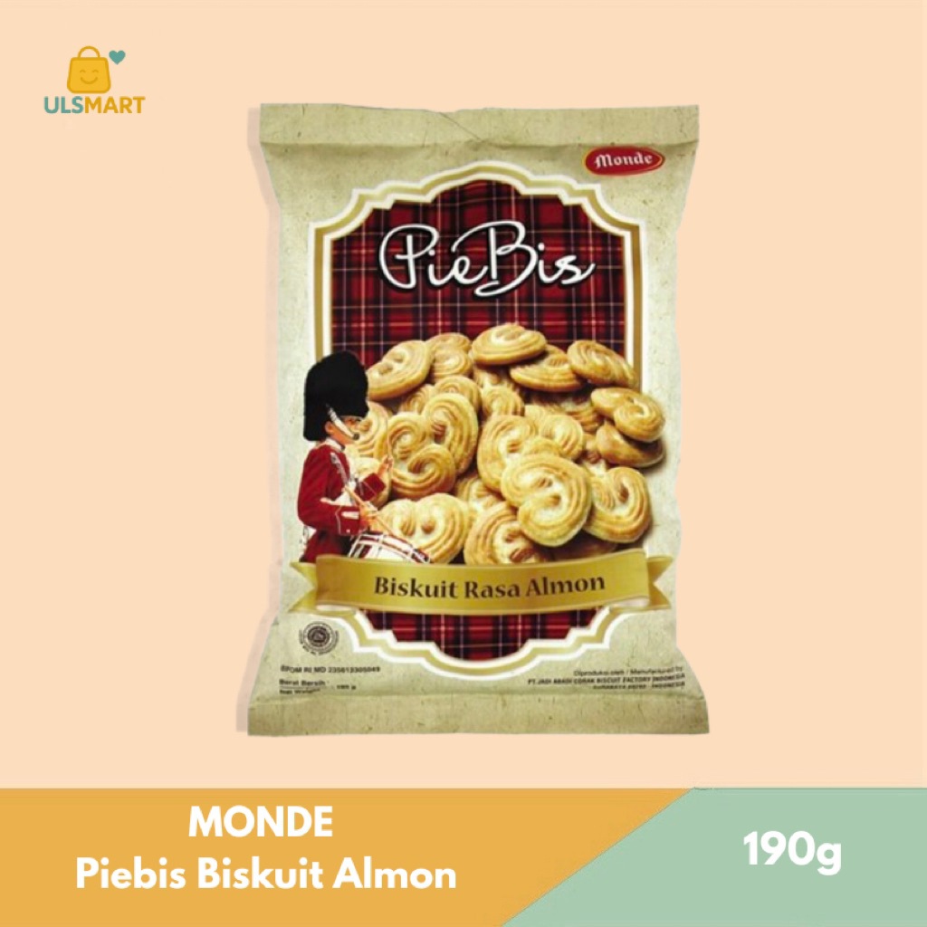 

MONDE Piebis Biskuit Almon 190 g