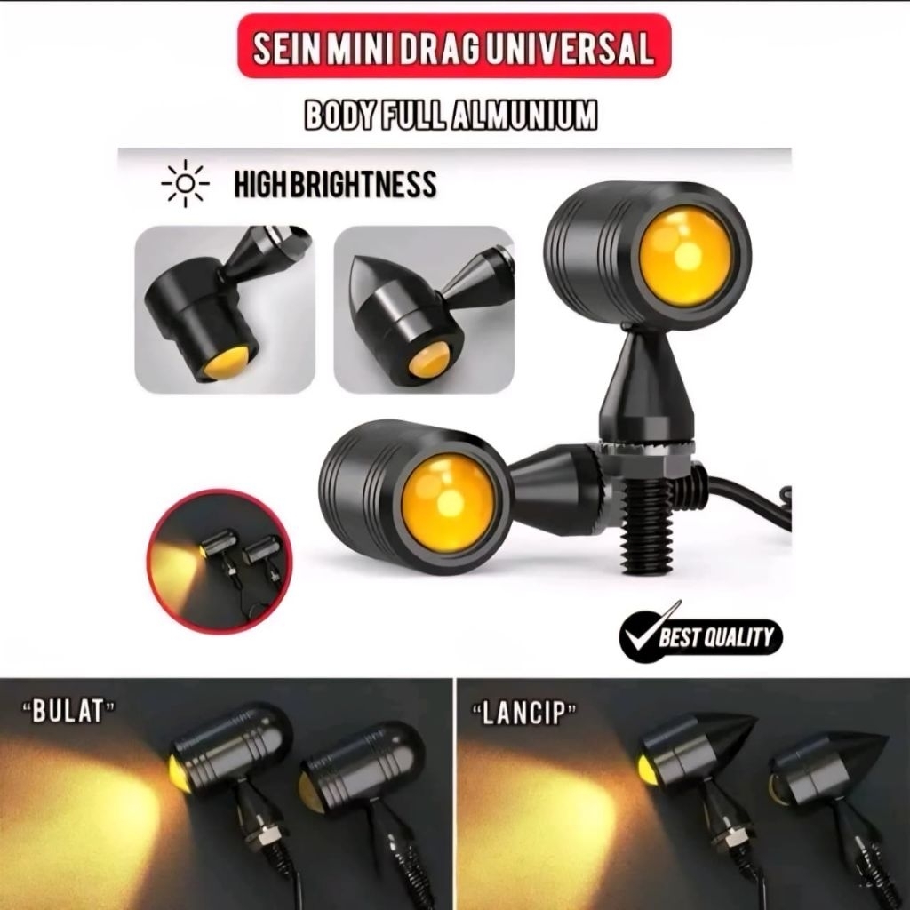 LAMPU SEIN LED MATA ELANG MOTOR MODEL PALU LANCIP DRAG MINI