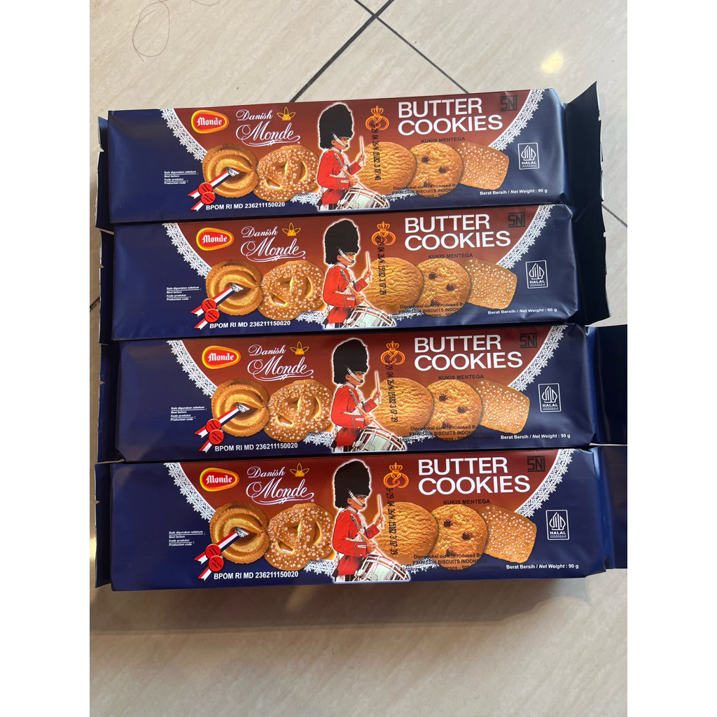 

Monde Butter Cookies 90gr