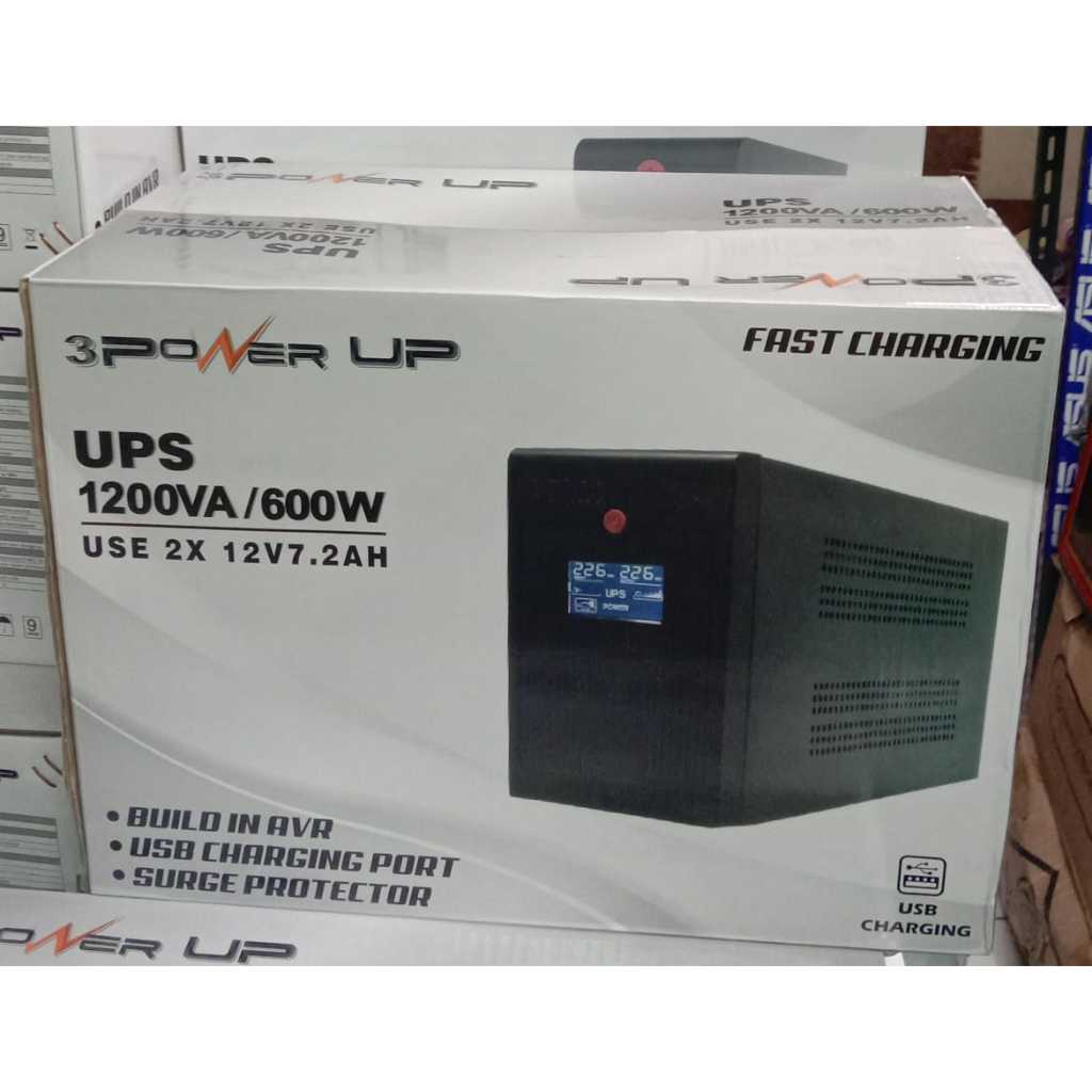 ups power up 1200 va ups 1200va + stabilizer