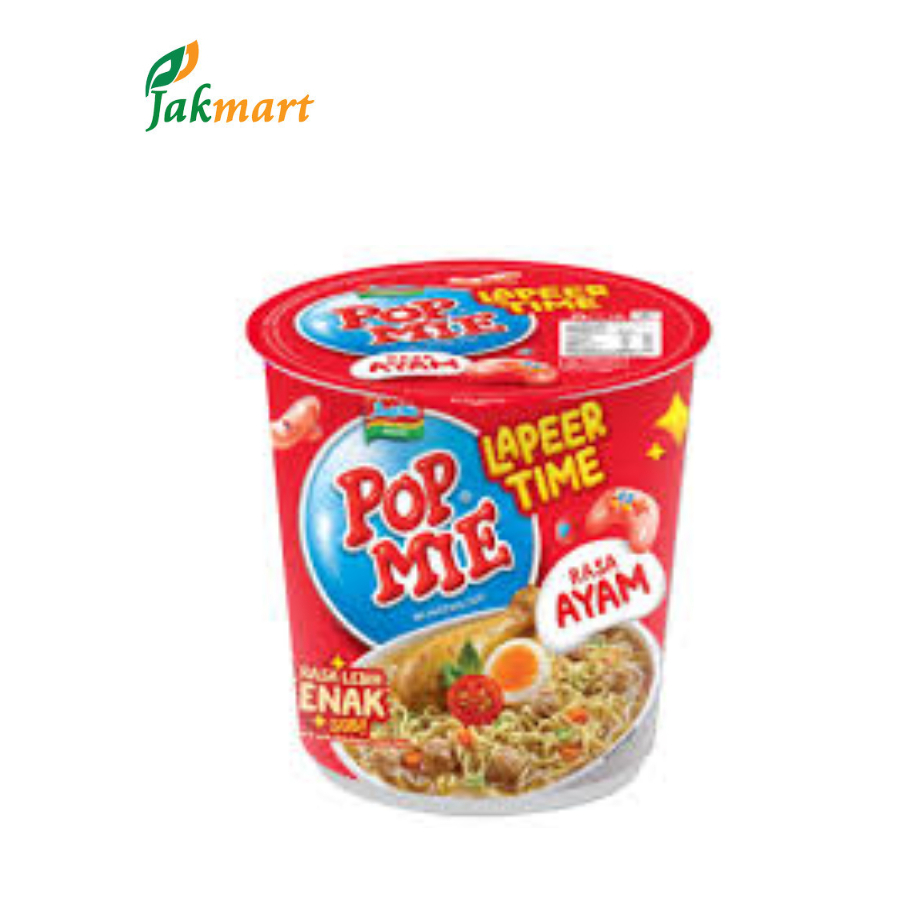 

Pop Mie Mi Lapeer Time Instan Cup Rasa Ayam