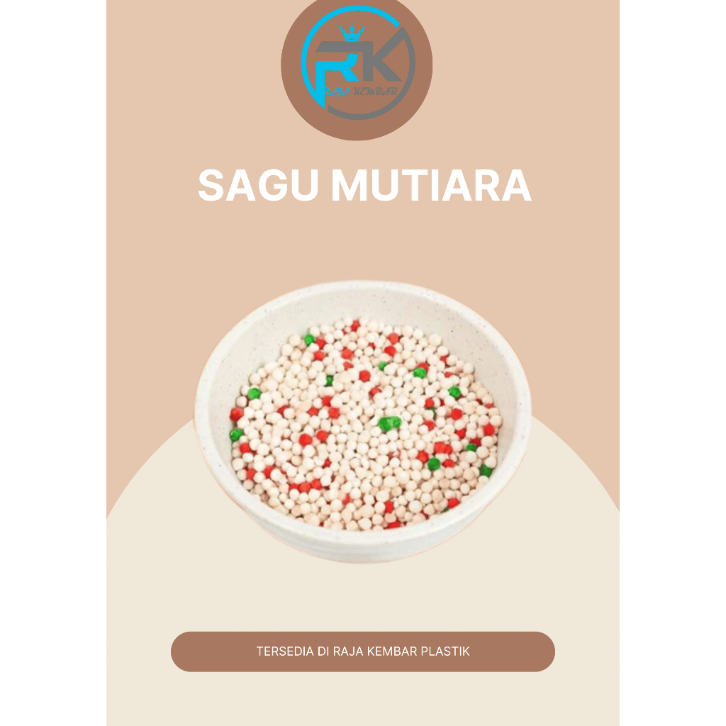

Sagu Mutiara repack curah Kualitas Premium: Mutiara Sagu