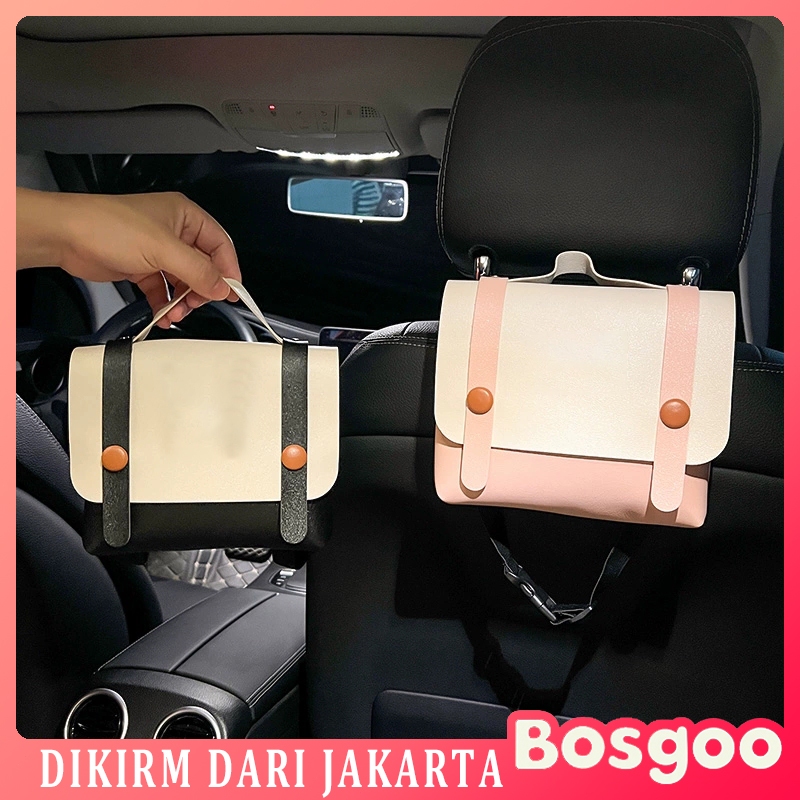 tempat tisu mobil lucu tempat tisu mobil estetik ​​Tempat boneka rak handuk Tas Sekolah​
