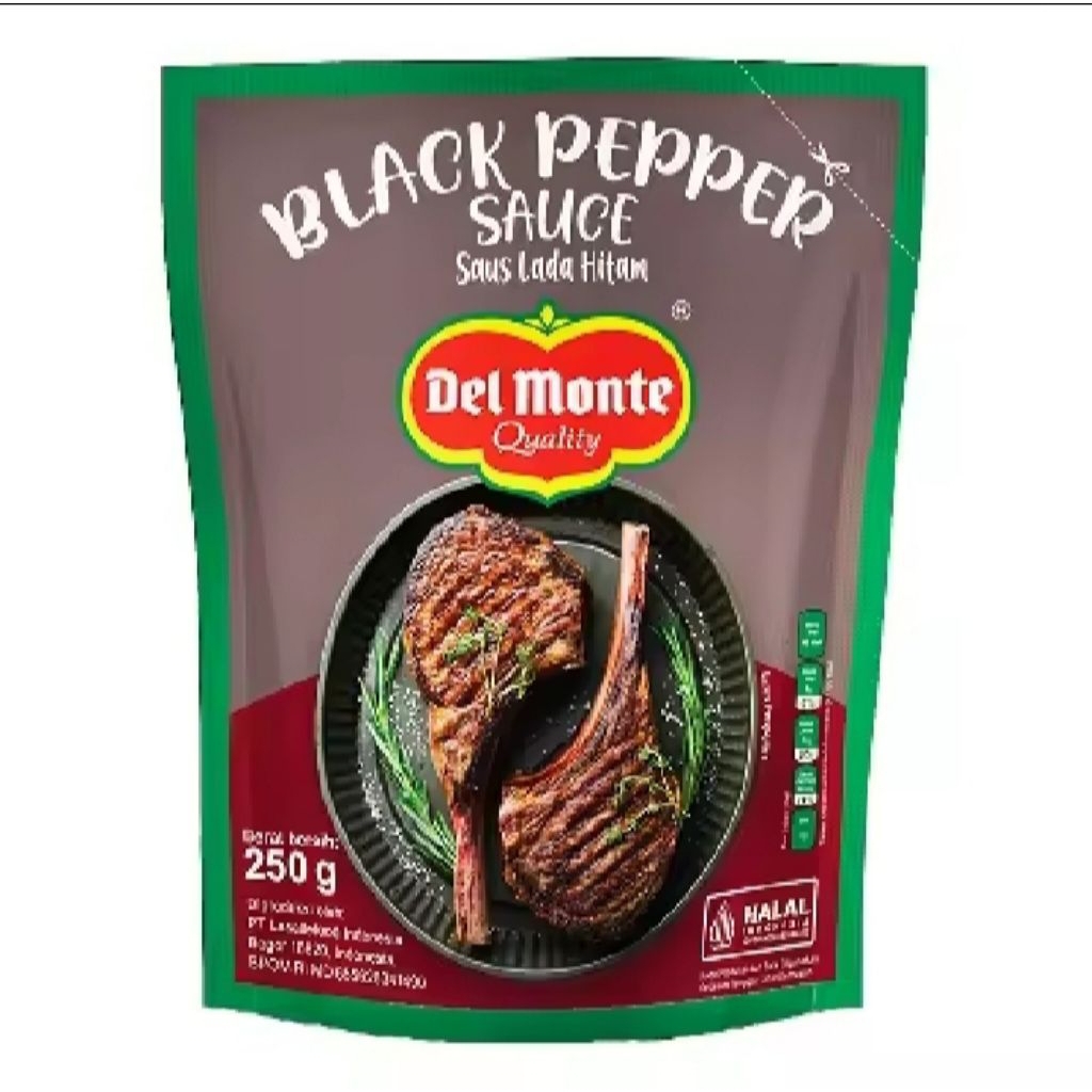 

DELMONTE Black Pepper Sauce 250gr