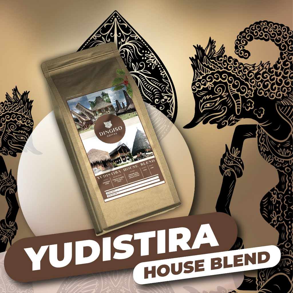 Kopi House Blend Yudhistira / Roasted Beans / Biji Kopi 1kg