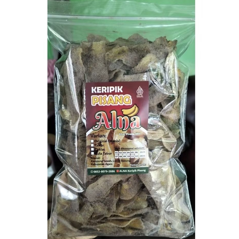 

Keripik Pisang Varian Coklat