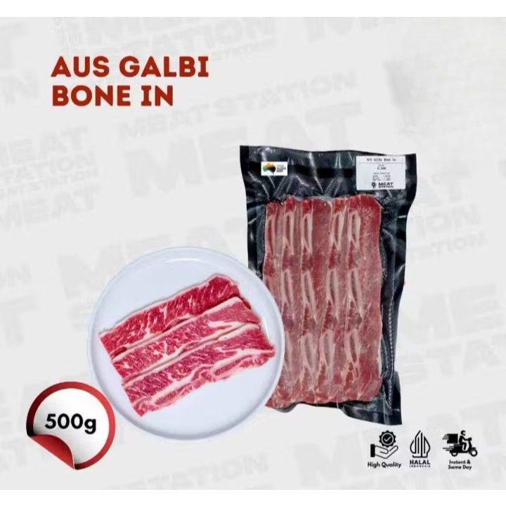 

AUS Galbi Bone in 500 gr - ada tulangnya