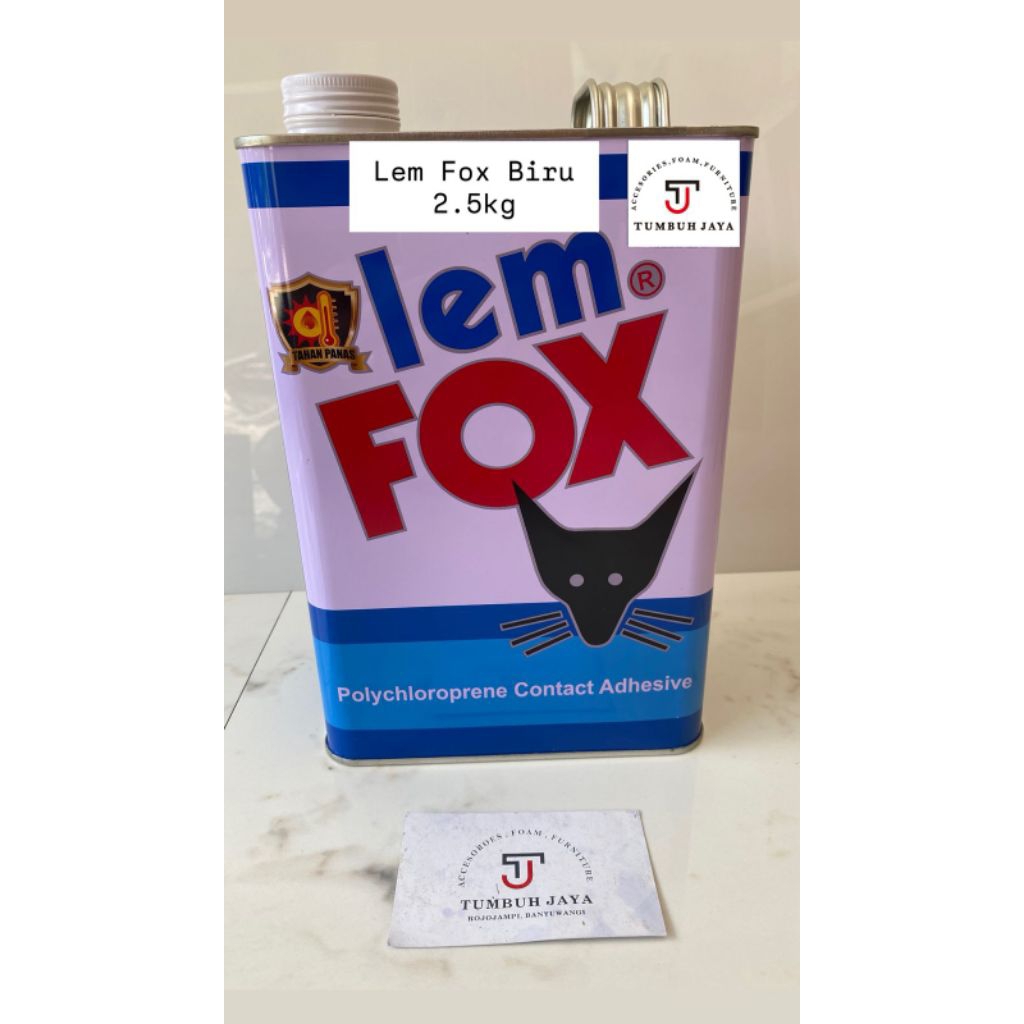 

Lem Fox Biru 2.5kg/Lem Fox/Lem Serbaguna/Lem Fox Biru 100% original