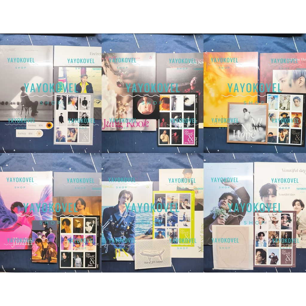 [READY] BTS PHOTOFOLIO - RM - JIMIN - JIN -  V - JUNGKOOK - JHOPE - SPECIAL 8 PHOTO-FOLIO ME, MYSELF