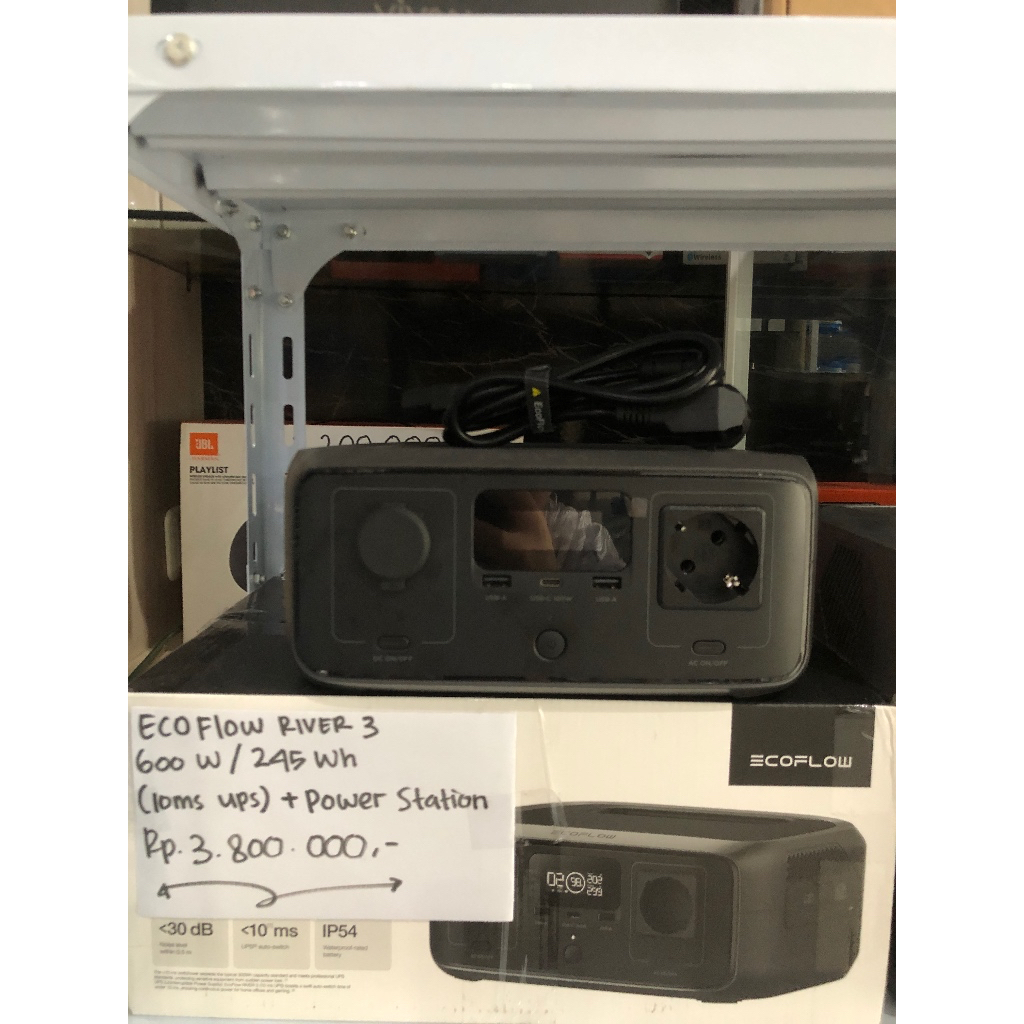 POWER STATION ECOFLOW RIVER3 600w/245wh