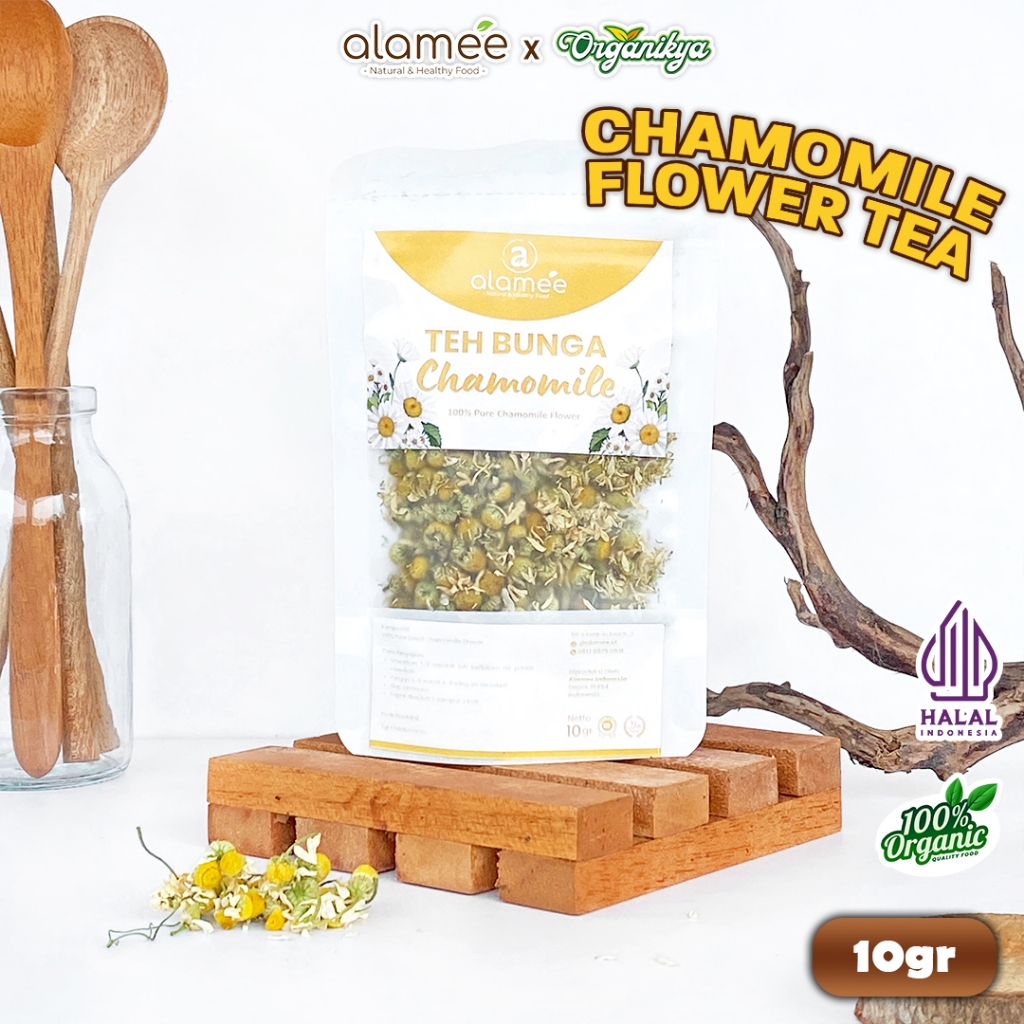 

Teh Chamomile Camomile Tea Flower Anti Insomnia Relaksasi Kamomile Anxiety Sleep 10G organikya