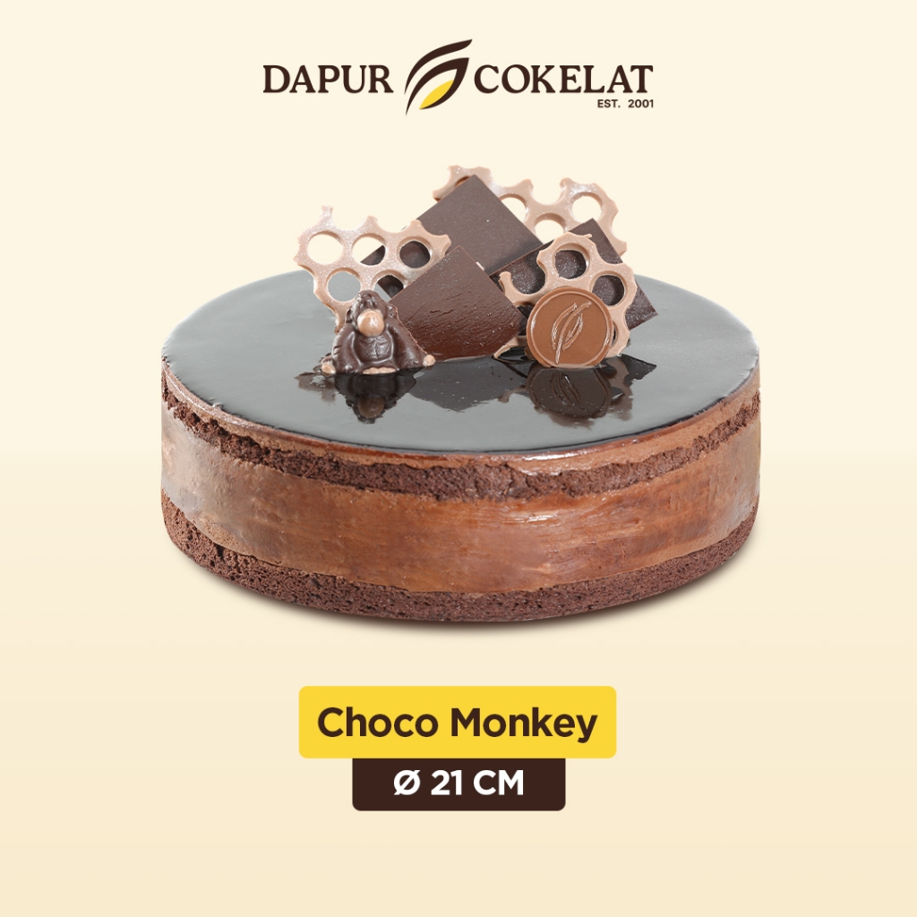 

DAPUR COKELAT - Choco Monkey Cake D 21 | Kue Cokelat untuk Semua Moment dengan Isian Pisang yang Manis Unik