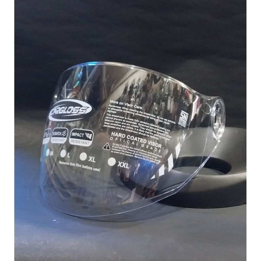 KACA HELM CARGLOSS NFS FORMER-VISOR HELM CARGLOSS