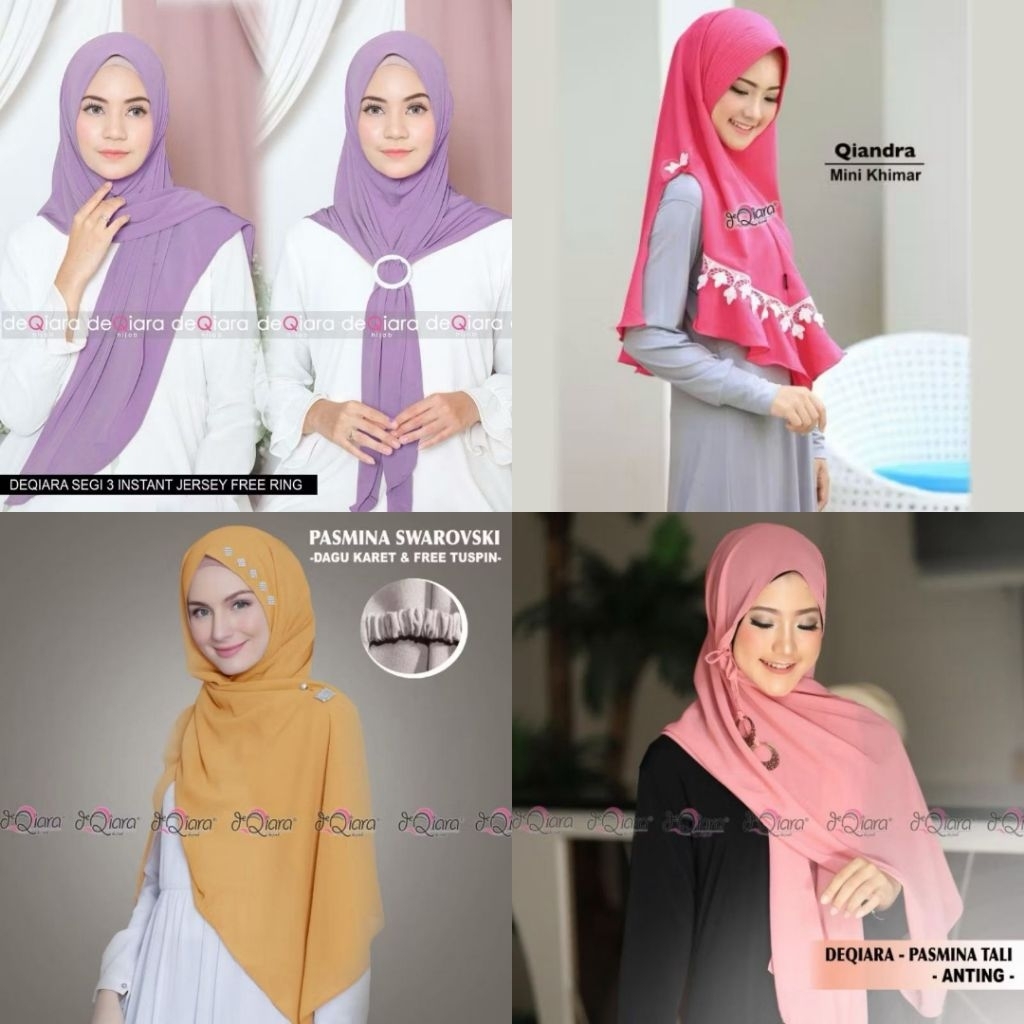 Pashmina Pastan Original Deqiara Hijab