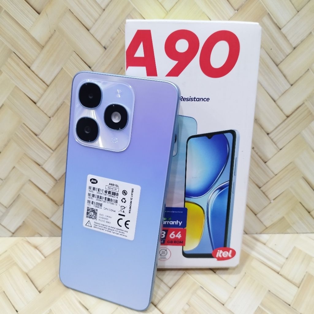 ITEL A90 4/64GB HANDPHONE SECOND FULLSET BATANGAN ORIGINAL BERGARANSI