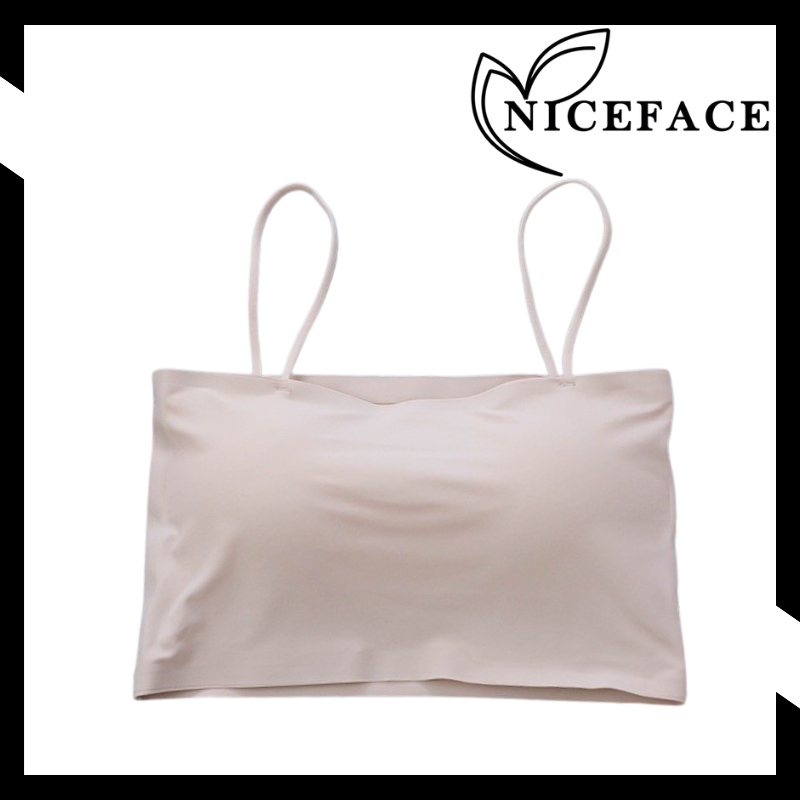NICEFACE - BH Bra Wanita Model Seamless Bahan Ice Silk BH Fashion Korea Sexy Cantik