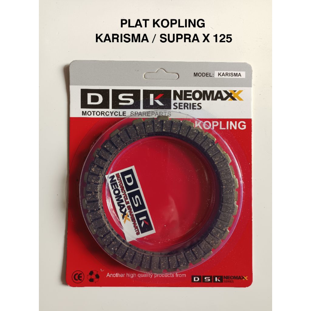 PLAT KOPLING KAMPAS KOPLING PLAT BESI GESEK KARISMA SUPRA X 125