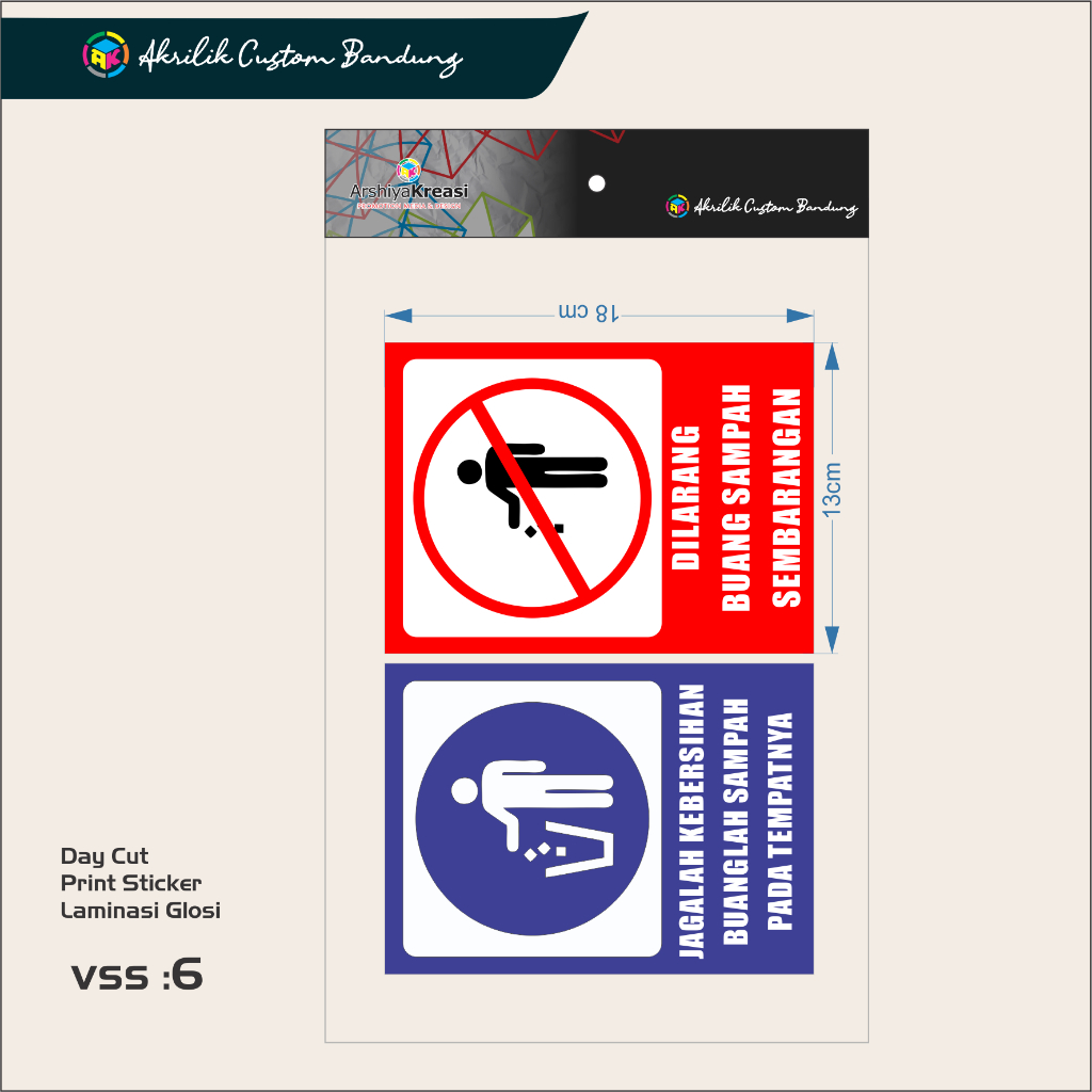 

STICKER PACK JAGALAH KEBERSIHAN V.6