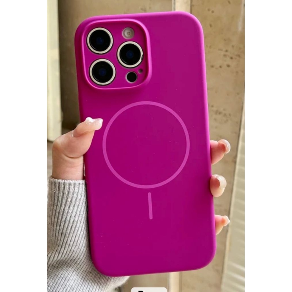 PELINDUNG KAMERA PREMIUM ANTINODA CASE MAGENTA MAGSAFE DALAM BLUDRU FOR TYPE IPHONE 11 11PRO 11PROMA
