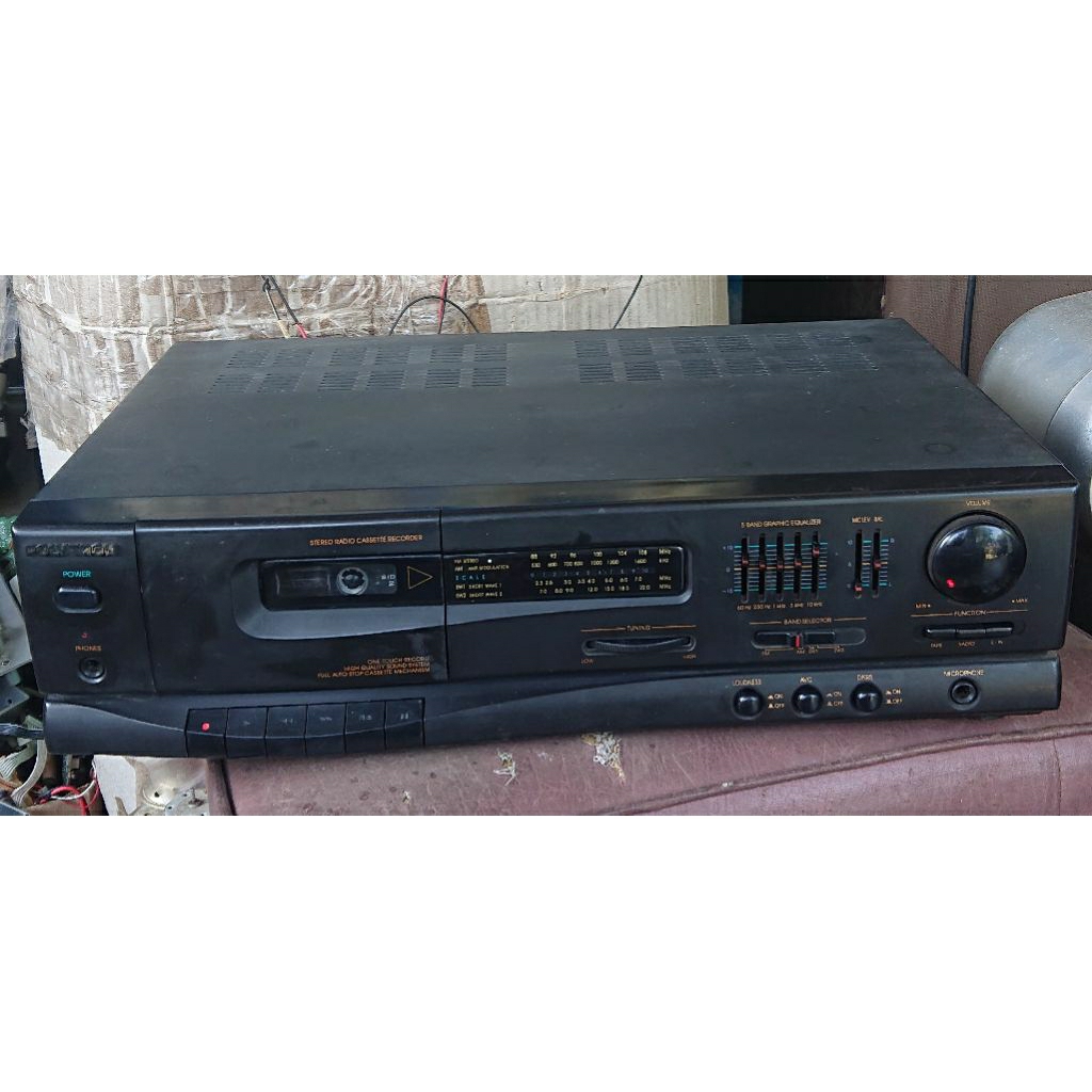 Tape Deck Polytron DAT-61(modif Bluetooth)