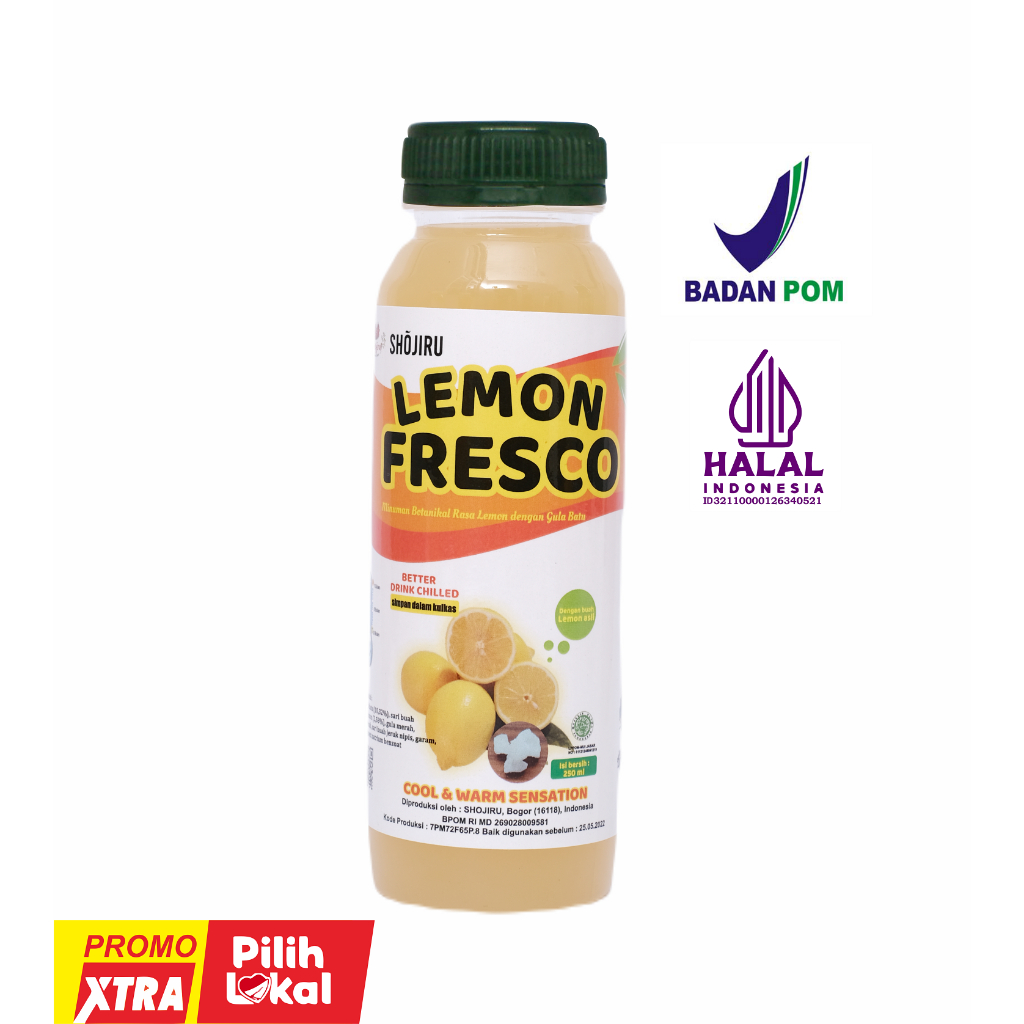 

Shojiru Minuman BOTANIKAL - Lemon Fresco dan Lemon Honey Red Ginger Kemasan Botol Plastik 250ml