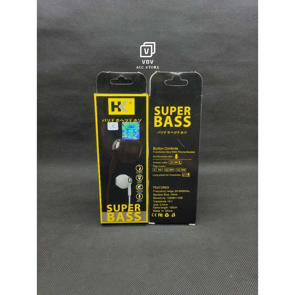 HEADSET / HANDSFREE HK 888 TYPE C SUPER BASS