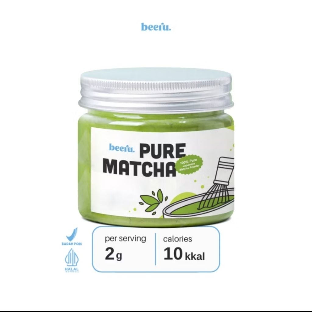 

Beeru Matcha Powder 50gr - 100% Bubuk Matcha Premium Japan