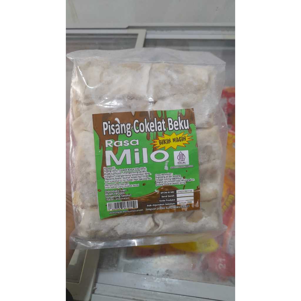 

Piscok beku rasa milo 10S