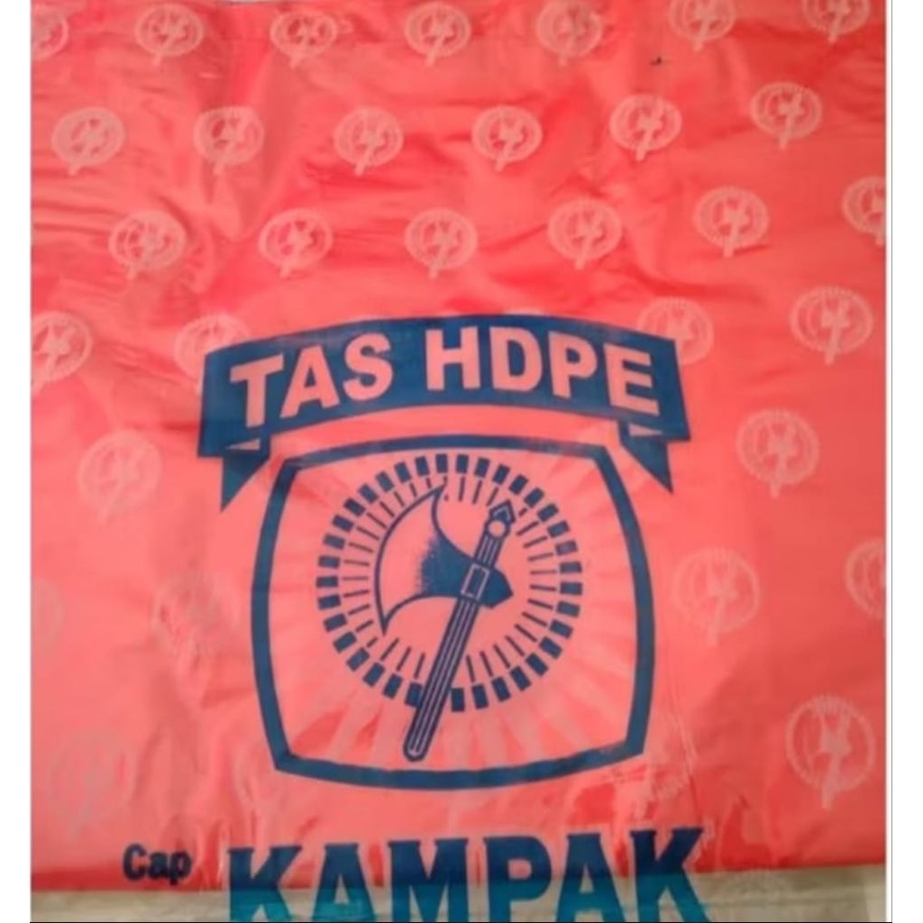 Kampak Merah Kantong plastik Kresek Besar