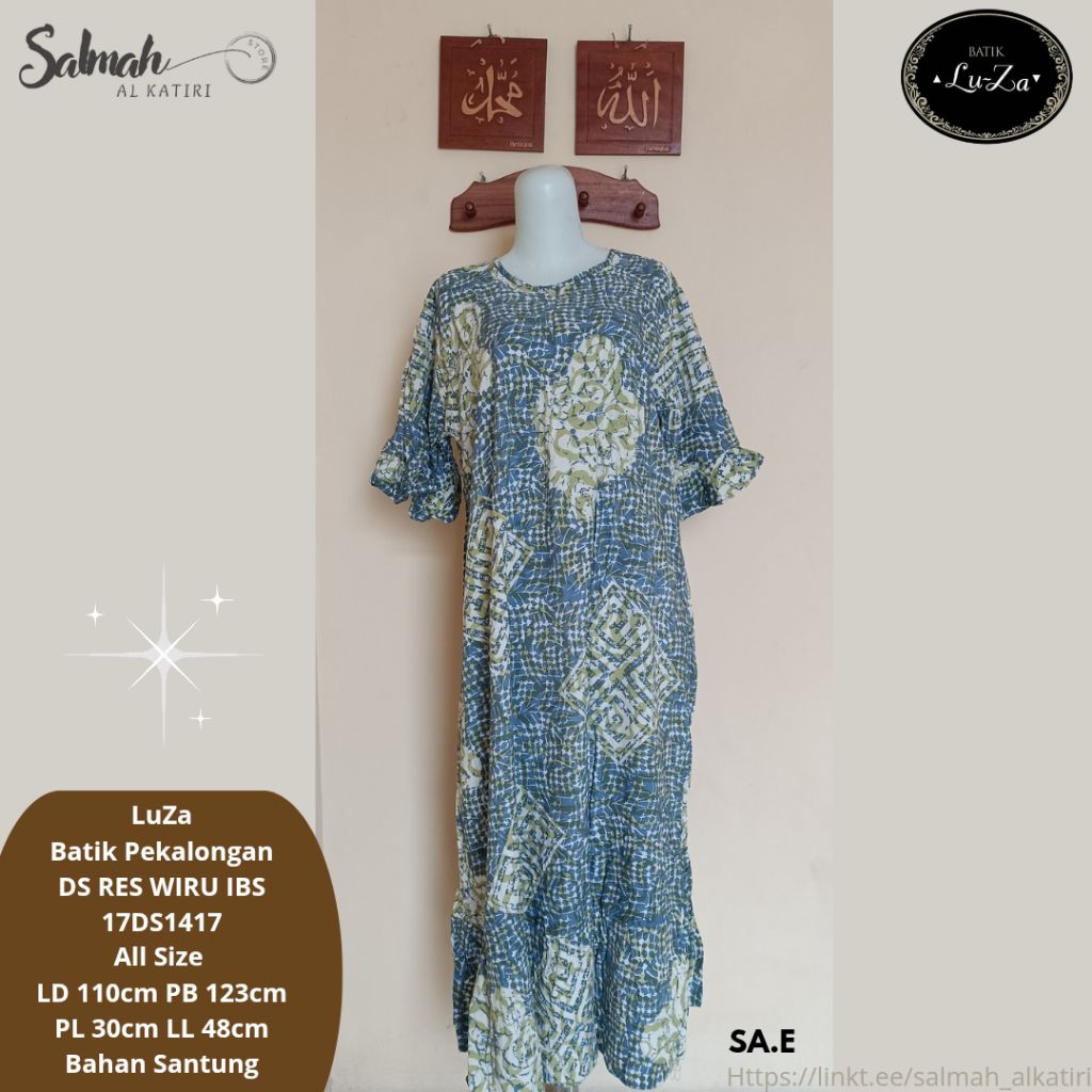Daster LuZa Batik Pekalongan DS RES WIRU IBS (E)