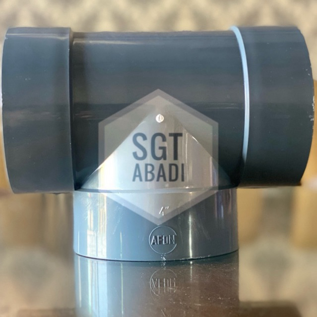 T4 T Te Tee Sambungan Pipa 4 Inch