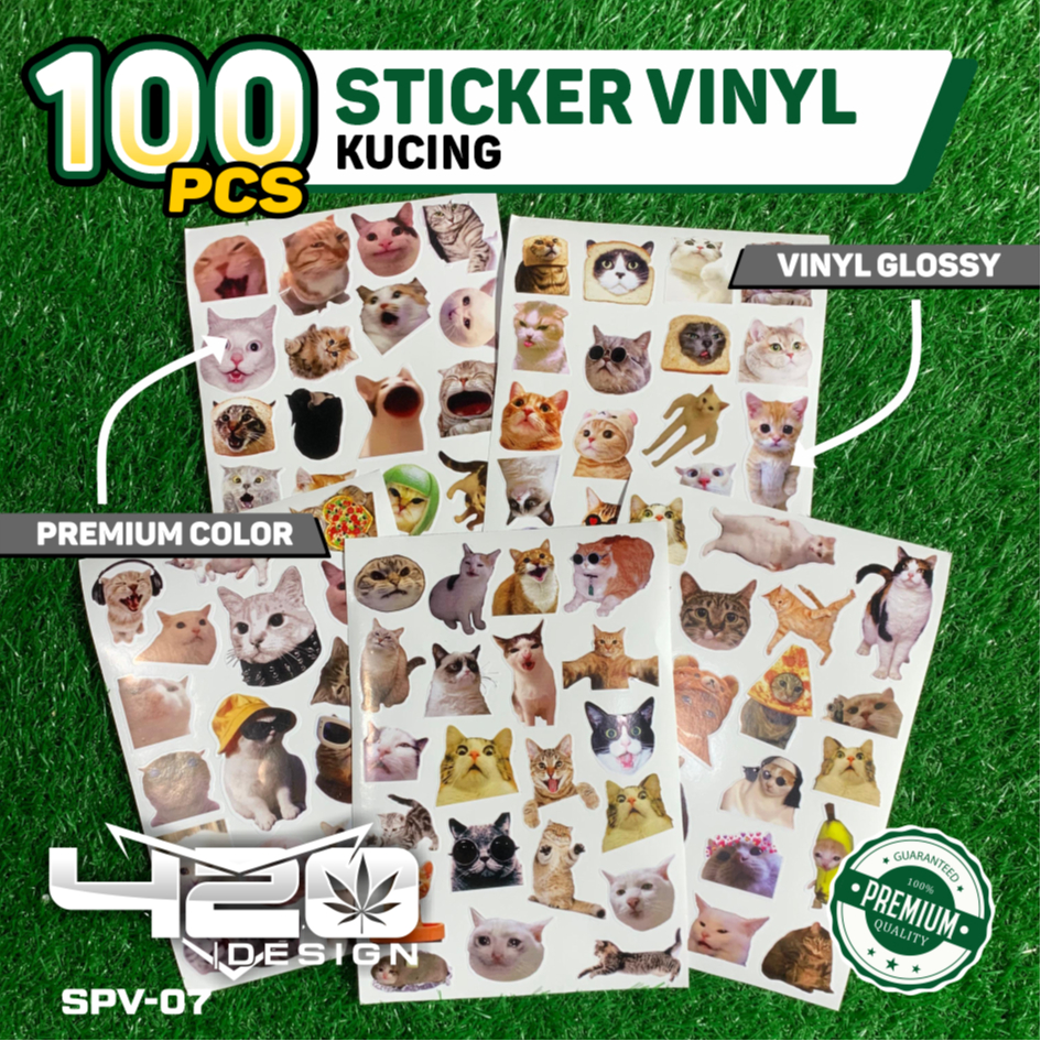 

Sticker Pack Vinyl Hologram Kucing Aesthetic Vinyl Dekorasi Laptop / Jurnal / Buku / Casing Phone - SPV-07