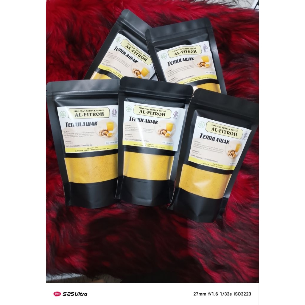 

minuman serbuk temulawak Al fitroh