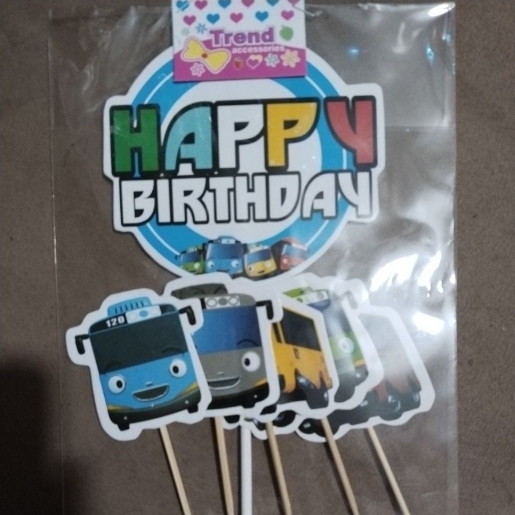 cake Topper karakter tayo
