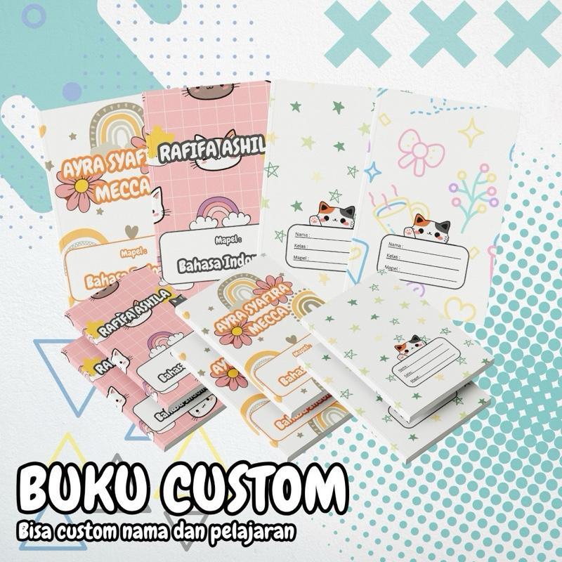 

Buku Custom Cover dan Isi Bisa Design Sepuasnya Buku Tulis Custom Nama Mapel