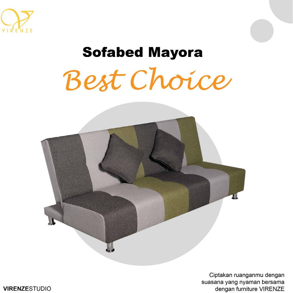 Sofa Bed Mayora – Sofabed Lipat Minimalis Virenze + Free Ongkir | Semarang, Solo, Yogya, Magelang