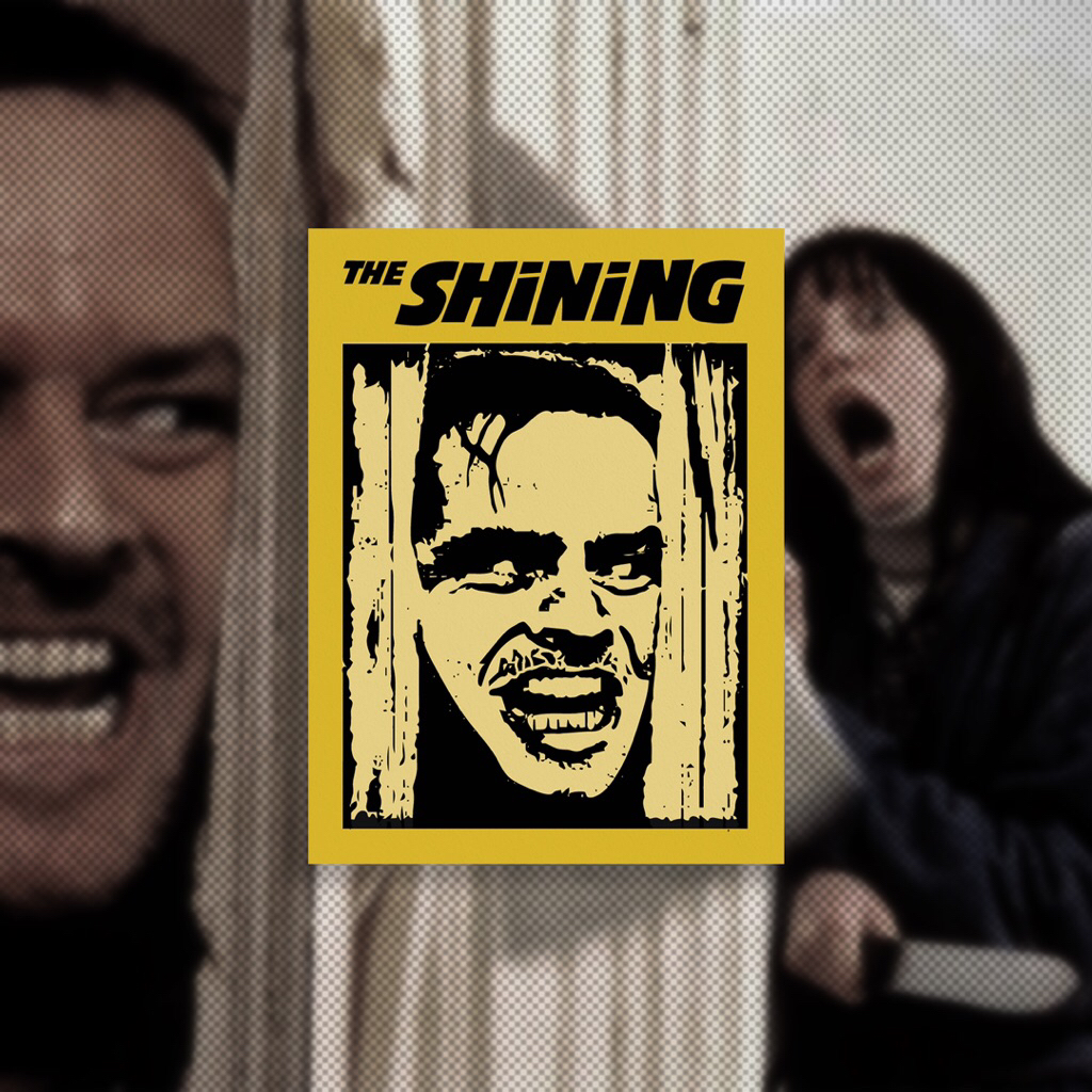 

The Shining Jack Nicholson Vinyl Sticker - Film Sticker | Movie Stiker | TV Series | Cinema | Laptop | Tumbler