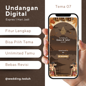 07 Undangan Digital | Undangan Pernikahan Murah | Web Invitation I Wedding Invitation | Pastel simpe