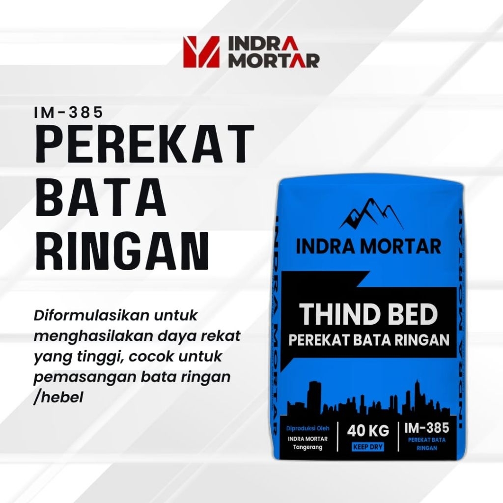 Semen Perekat Bata Ringan || Semen Thinbed Adhesive || Semen Hebel || Semen Perekat Hebel || Semen T