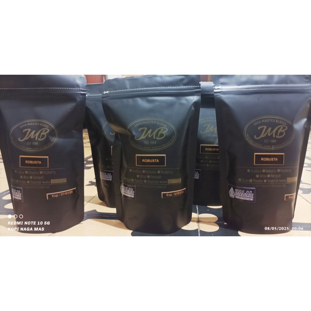 

Kopi Robusta Bubuk Murni 200 Gram