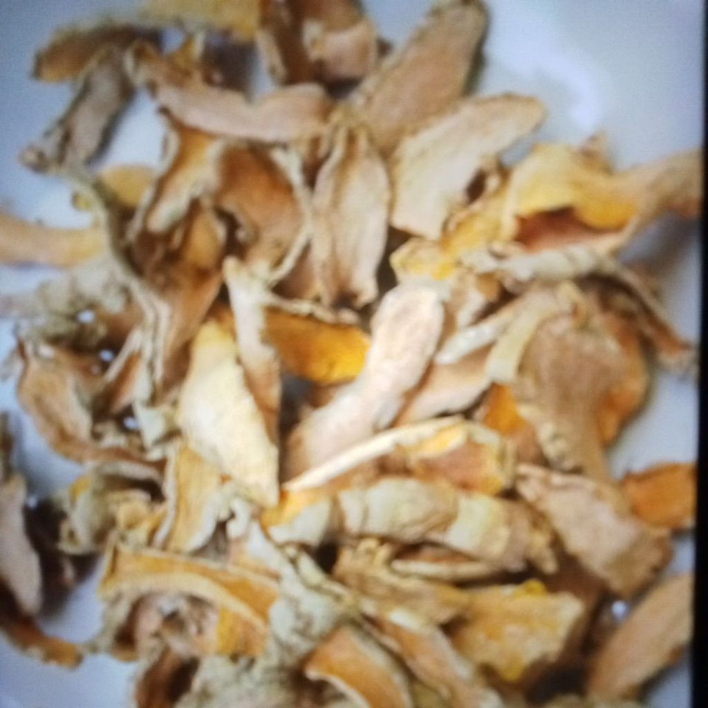 

kunyit kering rajang