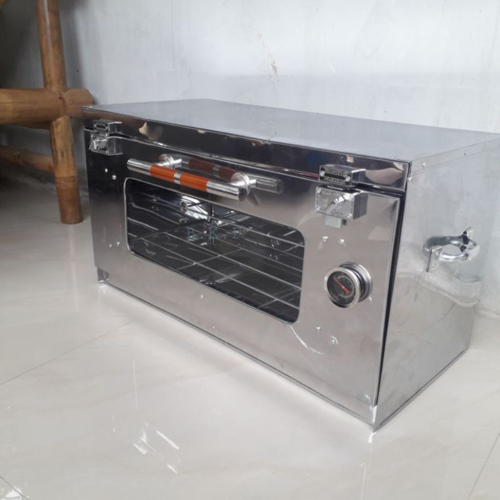 OVEN KOMPOR 2 TUNGKU OVEN TANGKRING STAINLESS STEEL