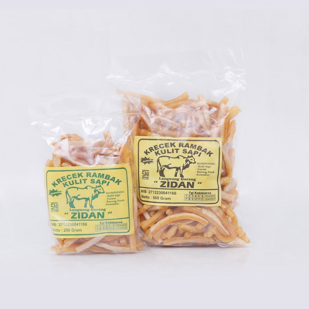 

Krecek rambak kulit sapi dorodok varian stik mie