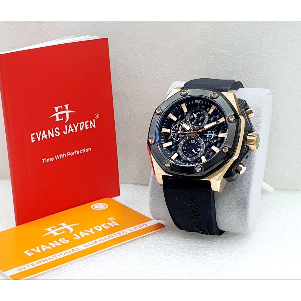 JAM TANGAN PRIA  EVANS JAYDEN 9586 ORIGINAL