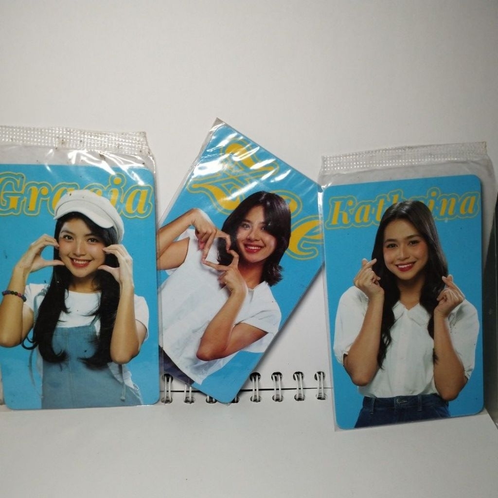 Gracia JKT48, Zee JKT48, kathrina JKT48 photocard x japota vol 1