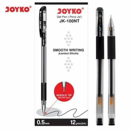 

JOYKO GEL PEN JK-100NT HITAM 1 LUSIN 12 PCS